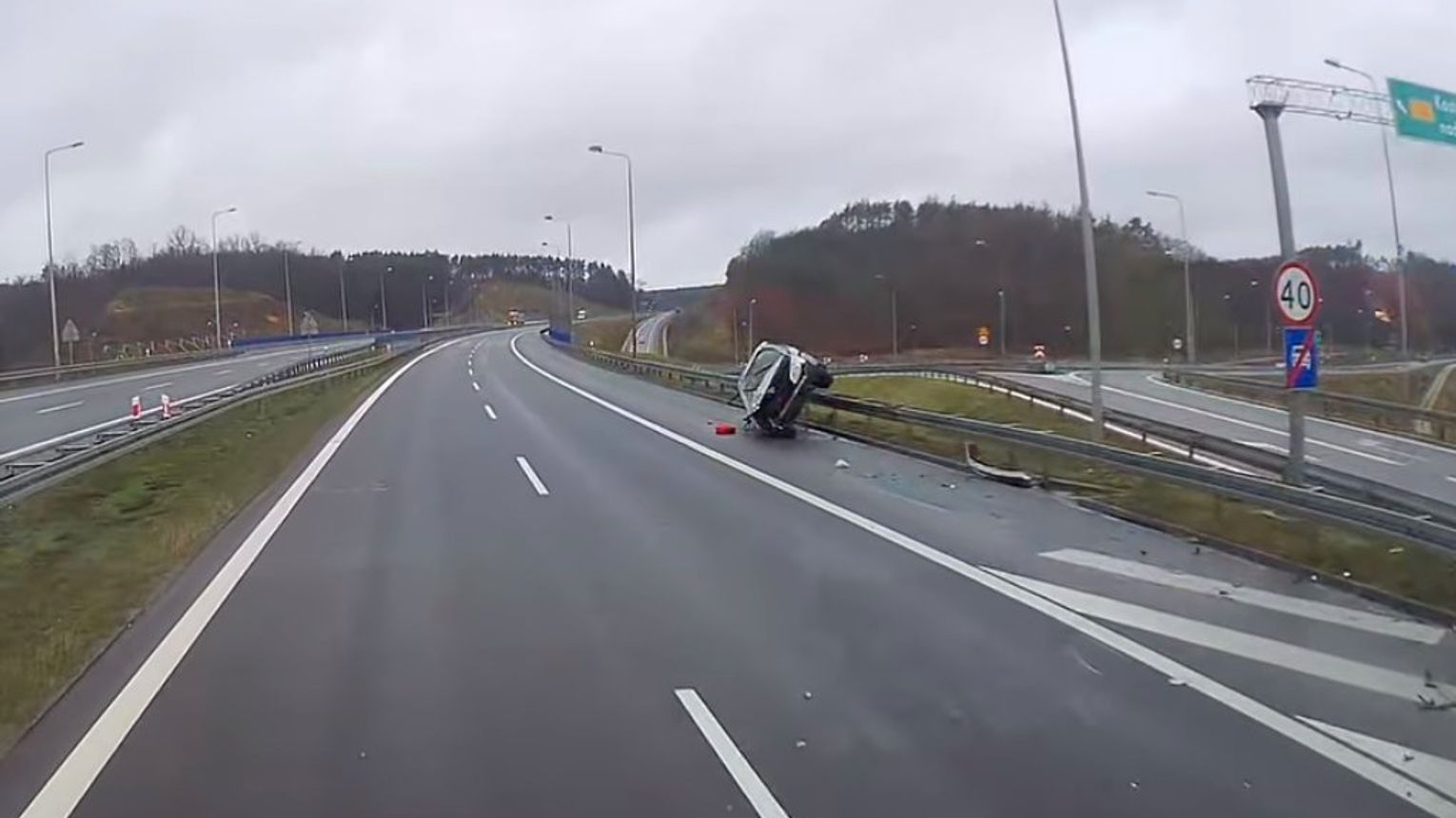 Gorzów Kolizja na zachodniej trasie S3 WIDEO