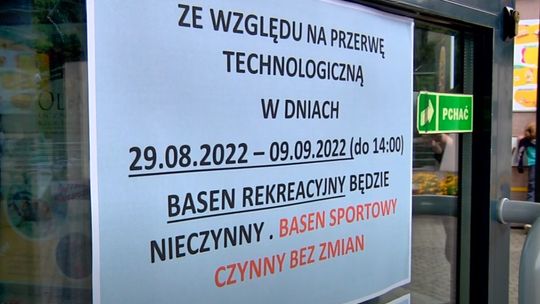 Basen rekreacyjny będzie nieczynny