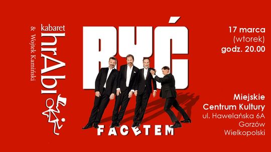 „Być facetem” – nowy program hrAbi. Humor i autoironia na scenie