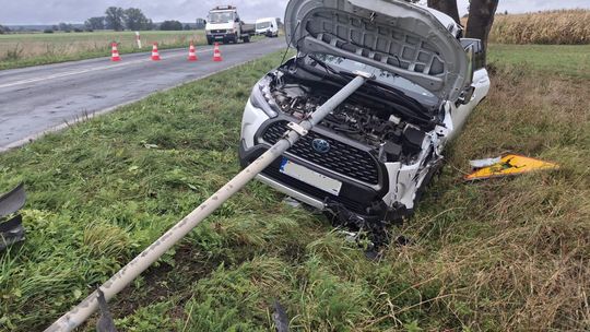 Chwila nieuwagi i doszło do wypadku. Jedna osoba poszkodowana