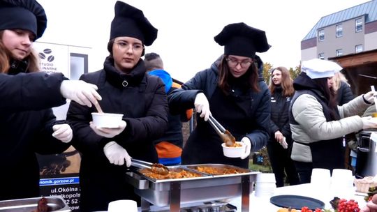 Dynie i chryzantemy na ryneczku