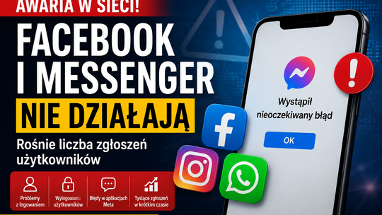 Facebook i Messenger nagle przestały działać. Tysiące osób sprawdza, czy to tylko u nich