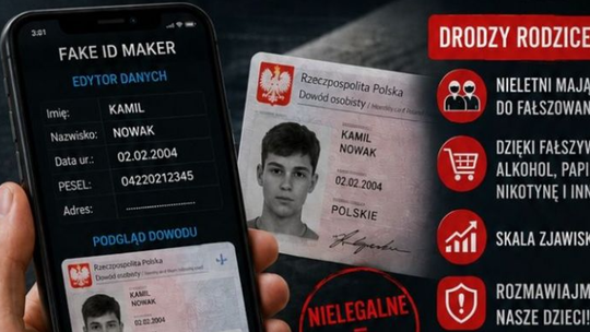 Fałszywy dowód w telefonie. Szkoła ostrzega przed nowym zagrożeniem