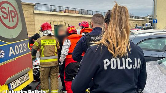 Gorzów. Mężczyzna skoczył z mostu