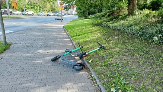 Gorzów. Nie sprawdziły się koperty do parkowania hulajnóg