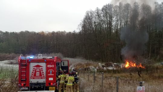 Groźnie zdarzenie w regionie. Interweniowali strażacy i policja