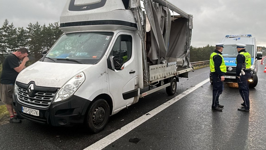 Groźny wypadek na S3