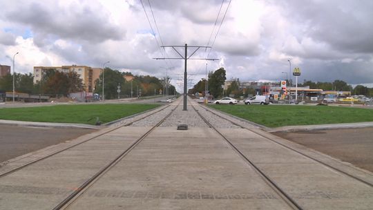 Tramwaj pojechał na Fieldorfa-Nila, na razie tylko próbnie