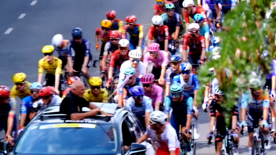 Kolarski peleton na ulicach Gorzowa