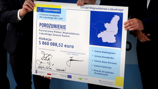 Lubuskie Północ "Zawsze Razem": Fundusze UE dla wszystkich samorządów