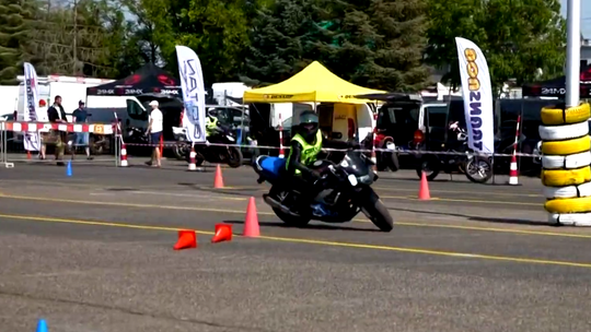 Motogymkhana i edukacja na placu WORD