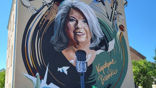 Mural Krystyny Prońko odsłonięty w Gorzowie. Mieszkańcy zachwyceni