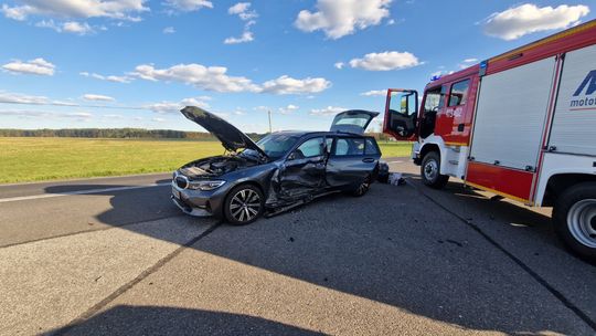 Niebezpieczna sytuacja na drodze. Interweniowały służby