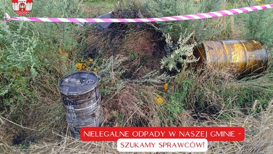 Niebezpieczne odpady porzucone w gminie Santok. Interweniowały służby ratunkowe