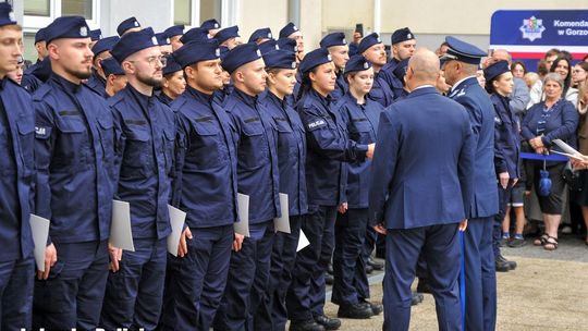 Nowe twarze w lubuskiej Policji. To był dla nich ważny dzień