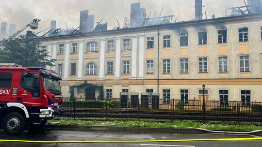 Ogromne straty. Pożar akademii gorzowskiej [1]