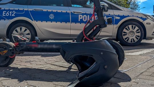 Pijany 48-latek zatrzymany na hulajnodze elektrycznej