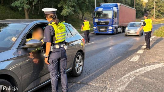 Poranne kontrole kierowców w Gorzowie. Nie obyło się bez konsekwencji