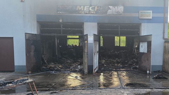 Pożar warsztatu w Wawrowie. Przyjaciele ruszyli ze zbiórką