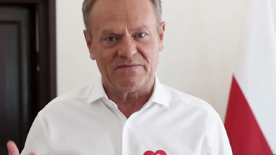 Premier Donald Tusk wspiera Piotra Wilczewskiego [wideo]