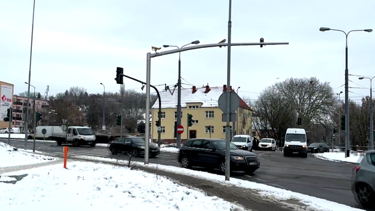 Problem z oznakowaniem na rondzie Santockim