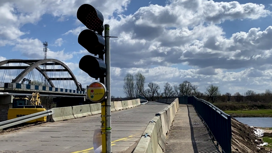 Przeprawa tymczasowa w Santoku