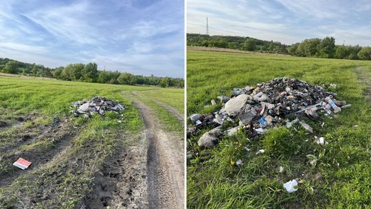 Skandal nad Wartą! Ktoś wyrzucił stertę śmieci