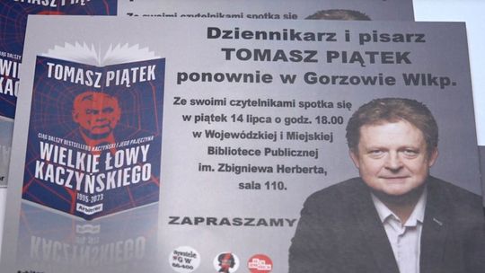 Spotkanie z Tomaszem Piątkiem: Literatura i publicystyka na najwyższym poziomie