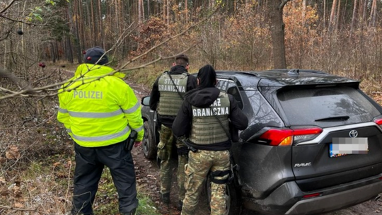 Straż Graniczna w akcji: Odzyskano skradzioną Toyotę