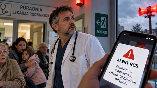 Syreny wyją, pacjenci patrzą na lekarza. „Co mamy robić? Nikt nam tego nie powiedział”