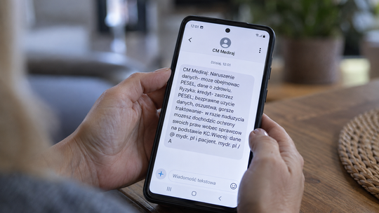 Takie SMS-y trafiają do mieszkańców Gorzowa. Lepiej od razu zabezpieczyć PESEL