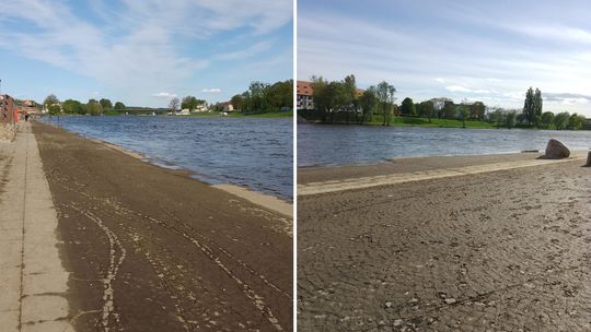 Tarasy bulwarów nadwarciańskich jeszcze niedostępne