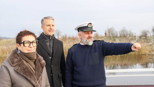 Wiceminister infrastruktury w Gorzowie – rejs „Kuną” i rozmowy o żegludze