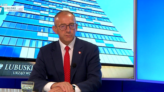 Z okien Lubuskiego Urzędu Wojewódzkiego - Marek Cebula Wojewoda Lubuski