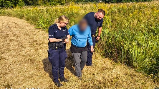 Zaginięcie 71-latka postawiło służby na nogi. Pomogły kamery