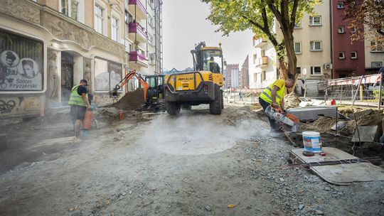 Hawelańska i Wełniany Rynek – remont idzie pełną parą