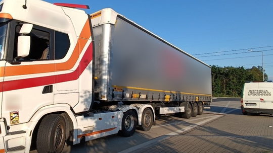 Zaskakująca kontrola na S3 pod Gorzowem. Ciężarówka z poważnymi uchybieniami