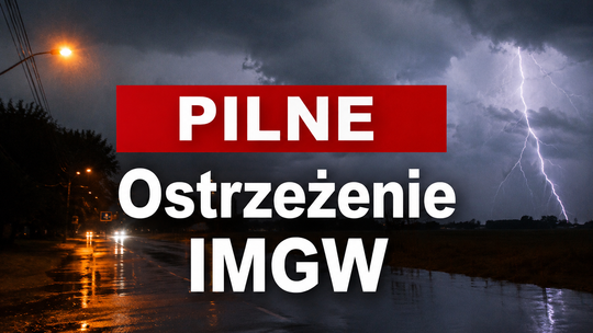 Zimno, silny wiatr, ulewy i grad. Ostrzeżenie IMGW