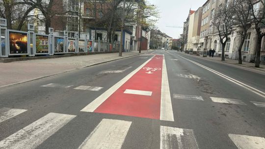 Zmiany na ul. Dąbrowskiego w Gorzowie. Inaczej pojadą rowerzyści