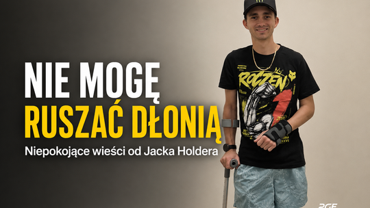 Żużel: Jack Holder nie może ruszać dłonią. Jego powrót na tor stoi pod znakiem zapytania