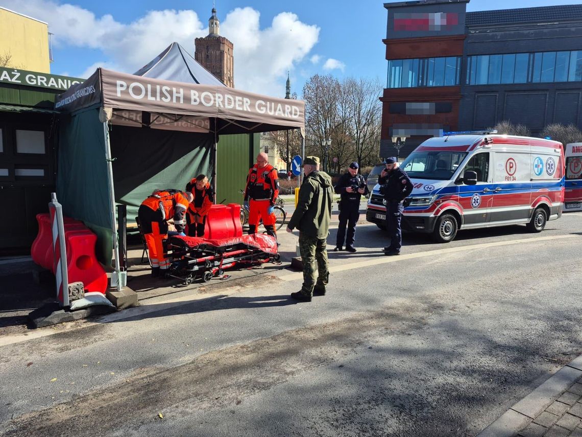 Dramatyczna akcja na granicy. Funkcjonariusze ruszyli z pomocą