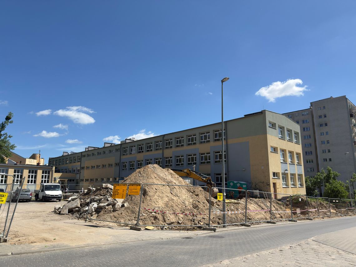 Duże zmiany przy szkole w Gorzowie. Mur zostanie przebudowany