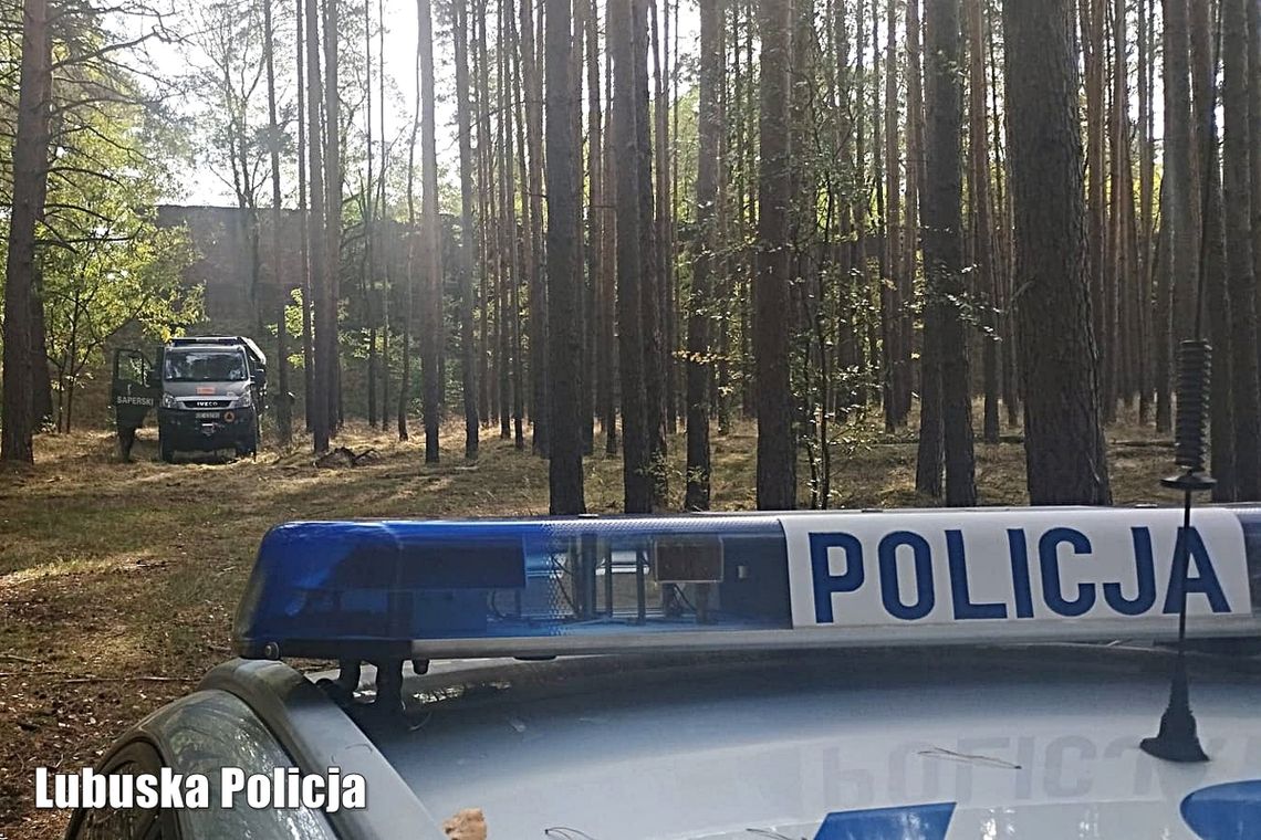 Dwie interwencje policji w Lubuskiem. Na miejsce wezwano wojskowych saperów Dwie interwencje policji w Lubuskiem. Na miejsce wezwano wojskowych saperów