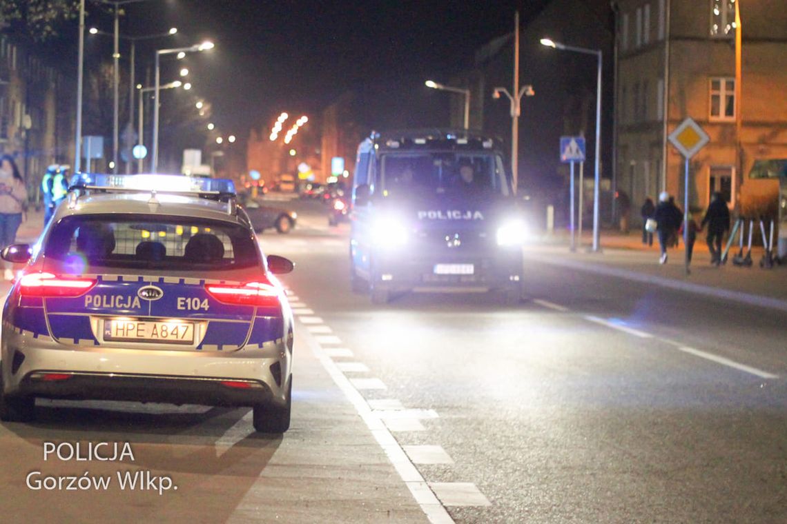 Gorzów. Czołówka na jednokierunkowej