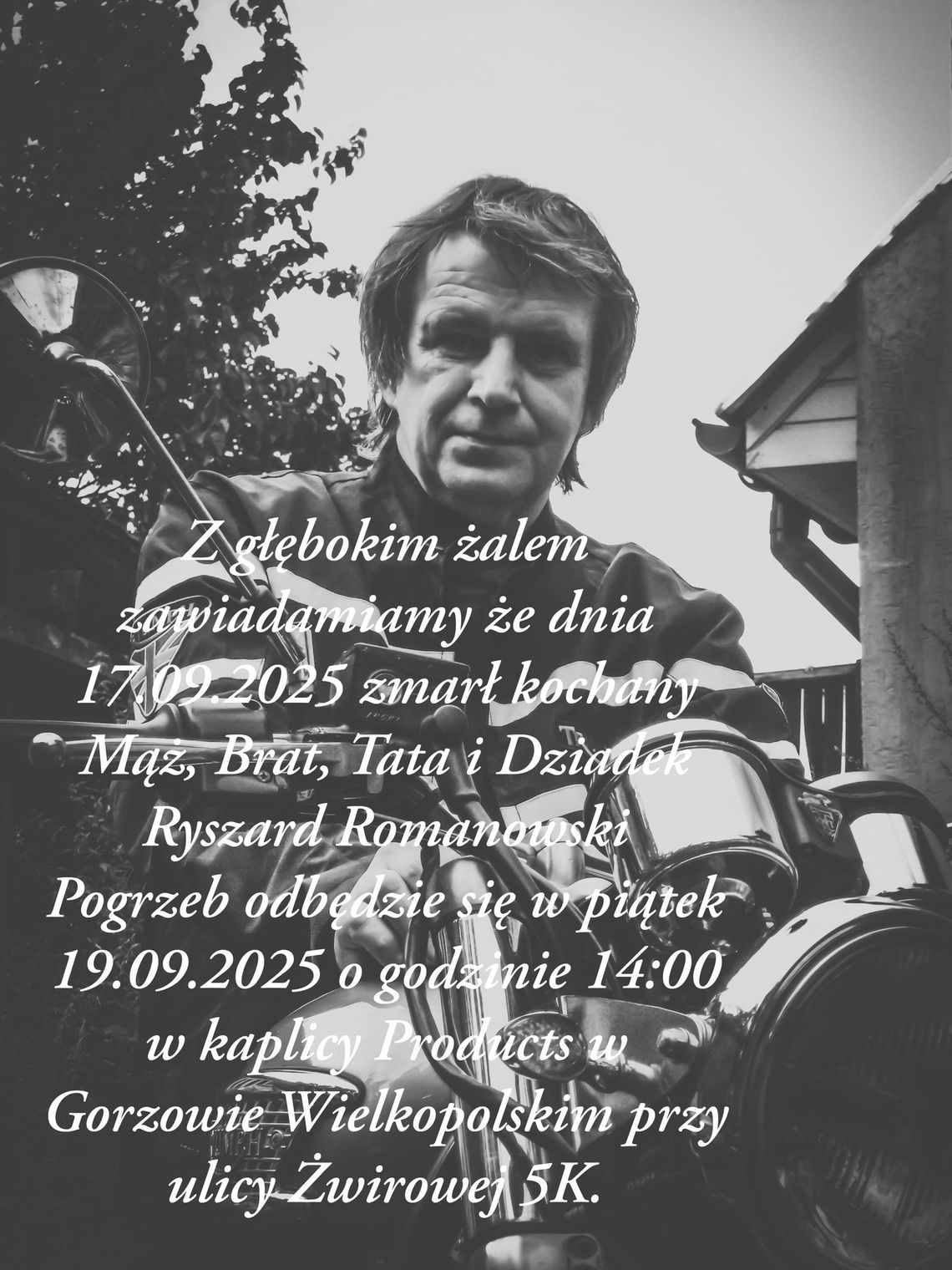 Gorzów żegna Ryszarda Romanowskiego. Był dziennikarzem i działaczem sportowym
