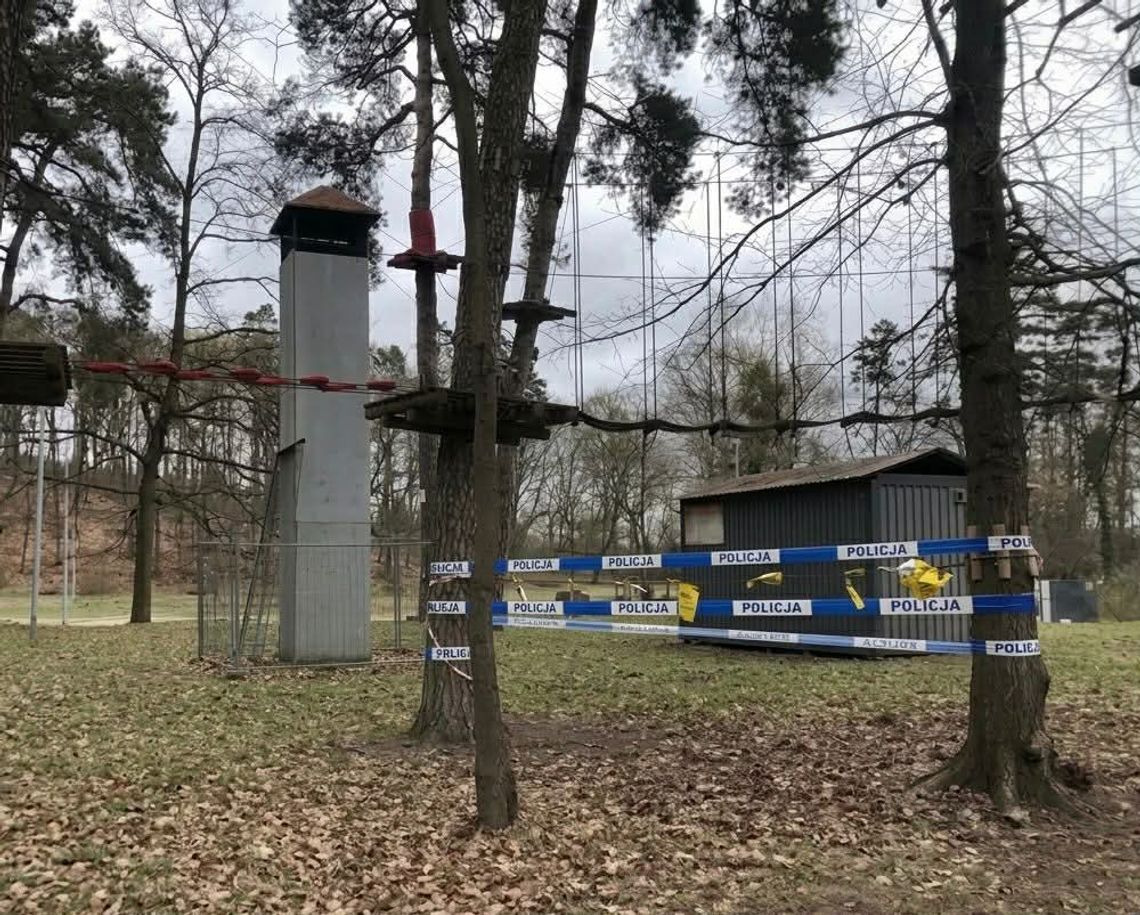 Groźna sytuacja w gorzowskim parku. Dziewczyna na hulajnodze trafiła do szpitala