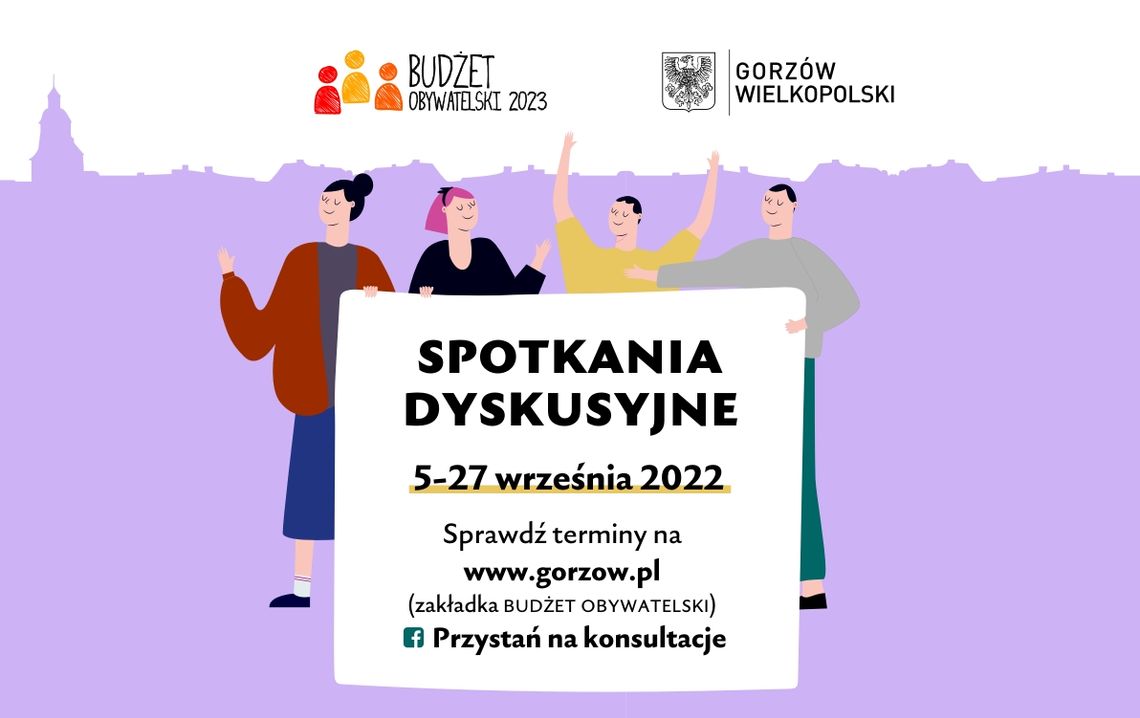 Harmonogram spotkań dyskusyjnych w ramach Budżetu Obywatelskiego 2023