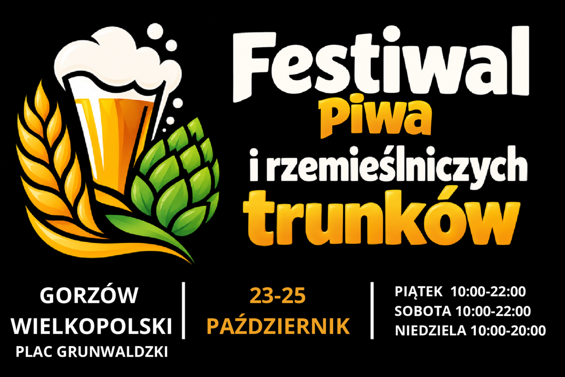 Jesienny weekend pełen smaków i dobrej zabawy w Gorzowie Wielkopolskim! Jesienny weekend pełen smaków i dobrej zabawy w Gorzowie Wielkopolskim!