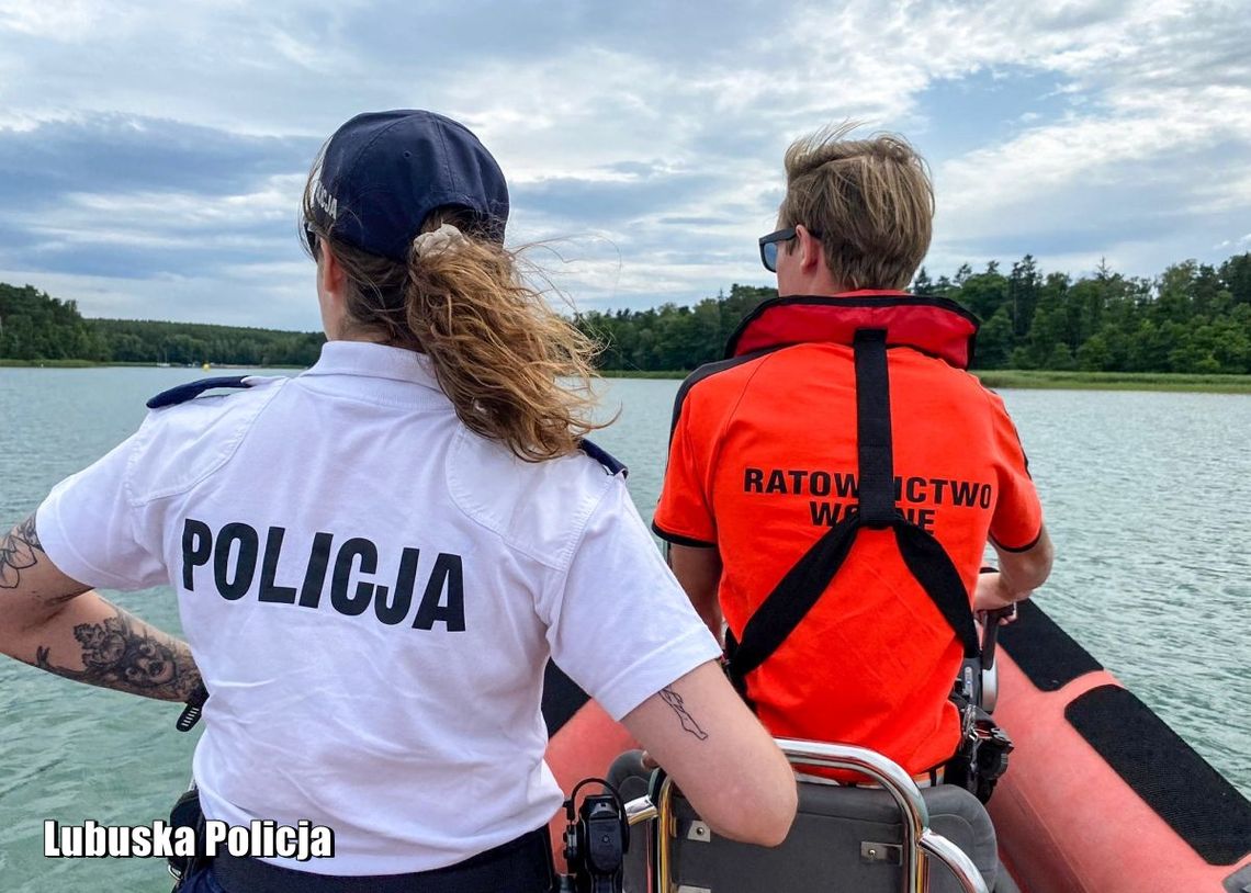 Lubuska policja nad wodą. Nasze bezpieczeństwo jest w dobrych rękach