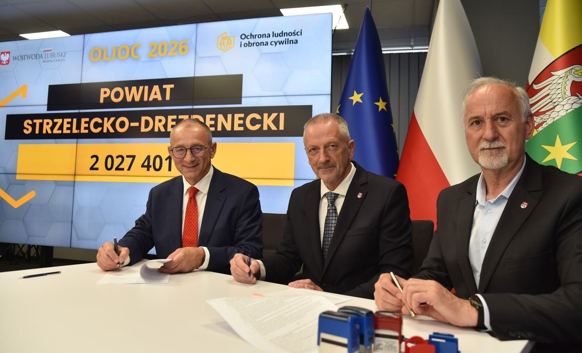Miliony na bezpieczeństwo w Lubuskiem. Podpisano kolejne ważne umowy Miliony na bezpieczeństwo w Lubuskiem. Podpisano kolejne ważne umowy
